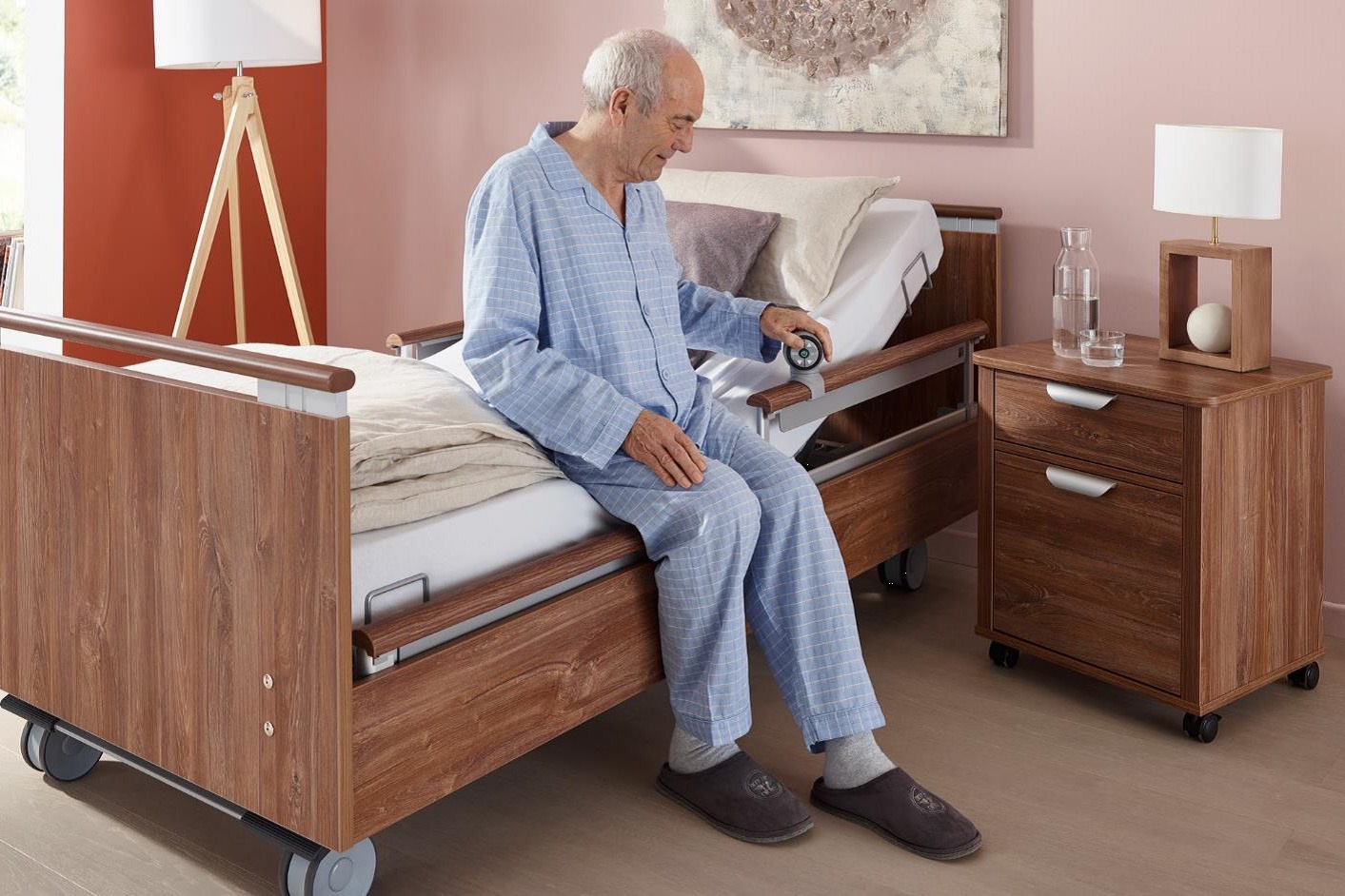 SafeLift telecommande lits de soins_mobilité